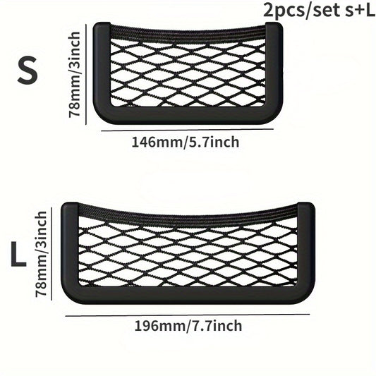2pcs Car Organizer Storage Bag Set Keep Your Car Neat & Organized