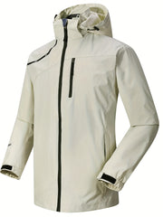 Men's Lightweight Waterproof Breathable Hooded Jacket