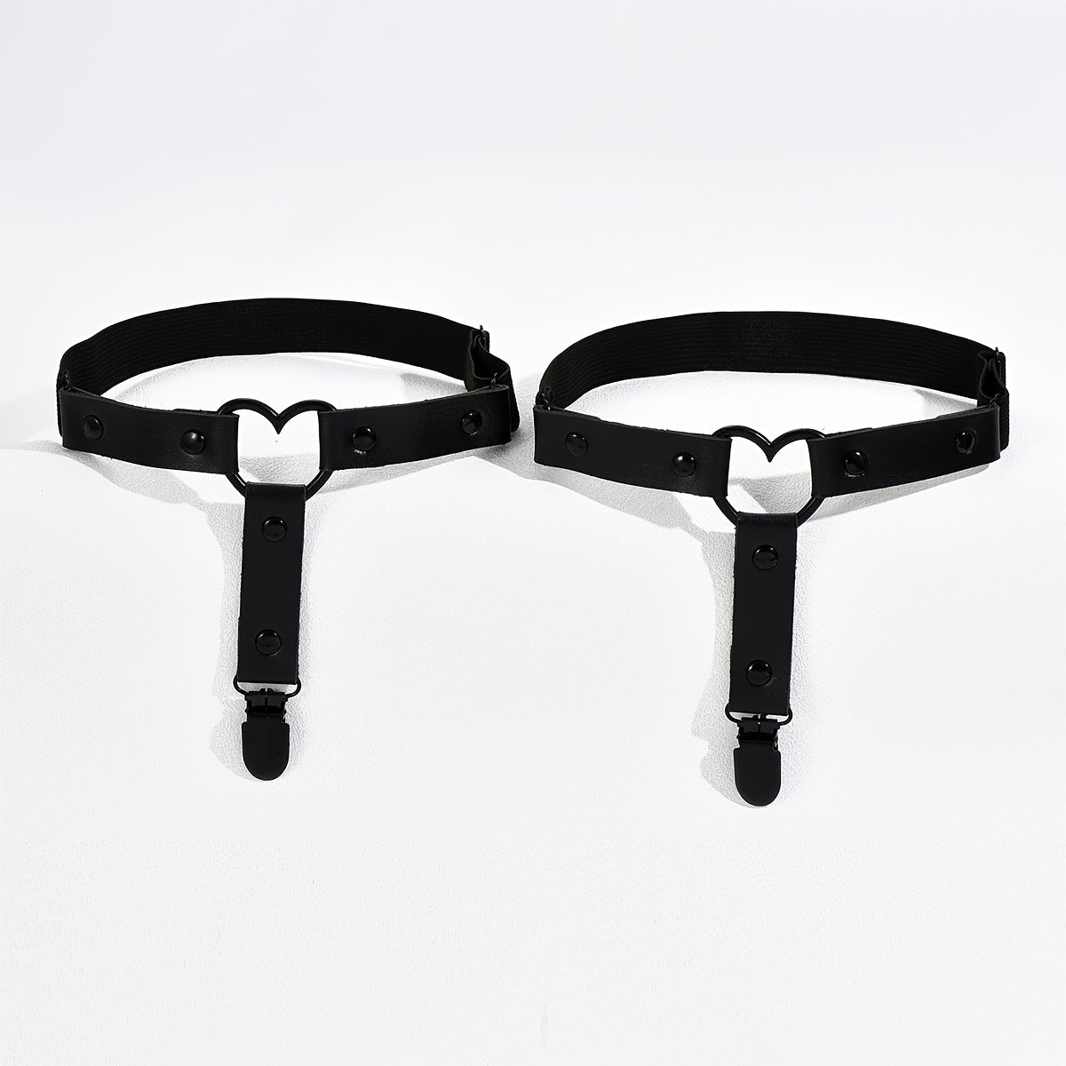 Adjustable Heart Leg Garter Elastic Gothic Thigh Garter