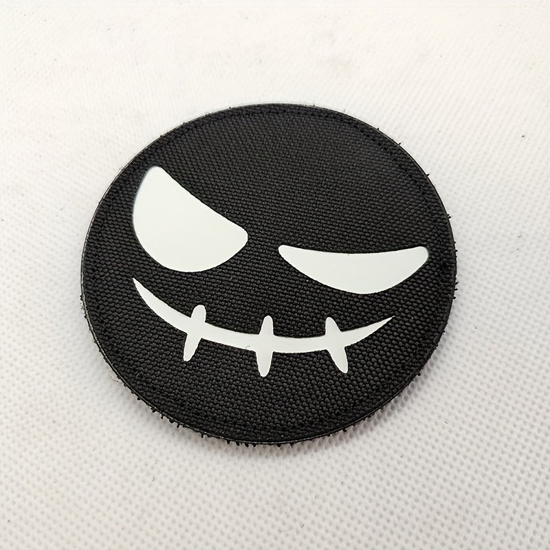 Luminous Evil Happy Face Patch - Tactical Morale Badge