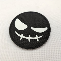 Luminous Evil Happy Face Patch - Tactical Morale Badge