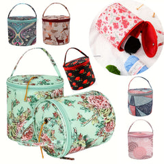 Small Yarn Storage Bag Portable Crochet Thread Sewing