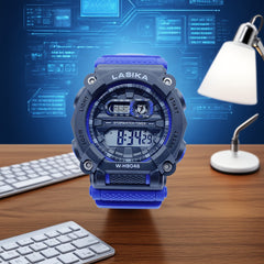 Boys' Digital Watch Waterproof Alarm Functional Sports Timer