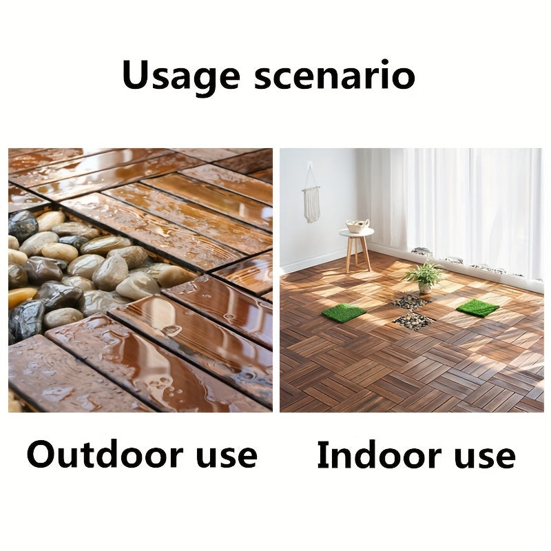 Interlocking Patio Deck Flooring for Garden Poolside Balcony