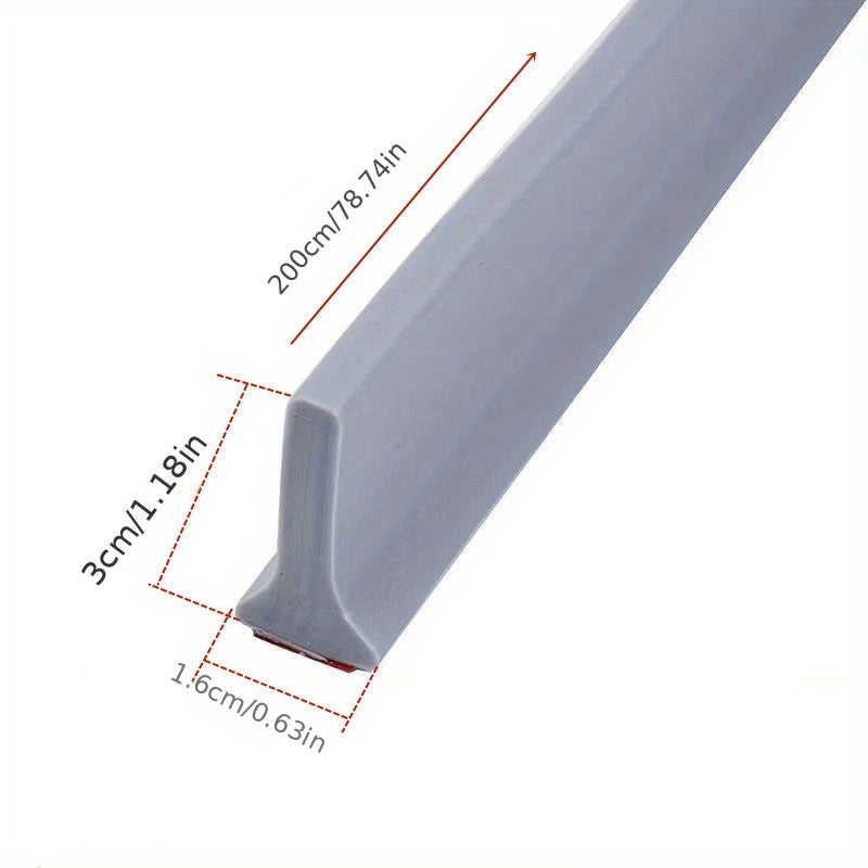 Soft Bathroom Water Stop Strip Dry/Wet Separation Blocker