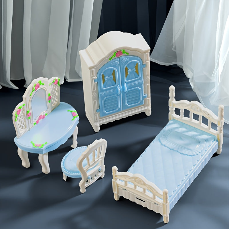 Mini Furniture Set for Dollhouse Microfurniture Kit
