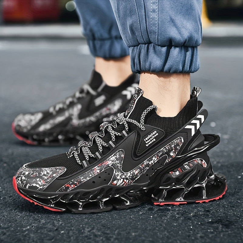 Men's Blade Sneakers Knitted Running Shoes