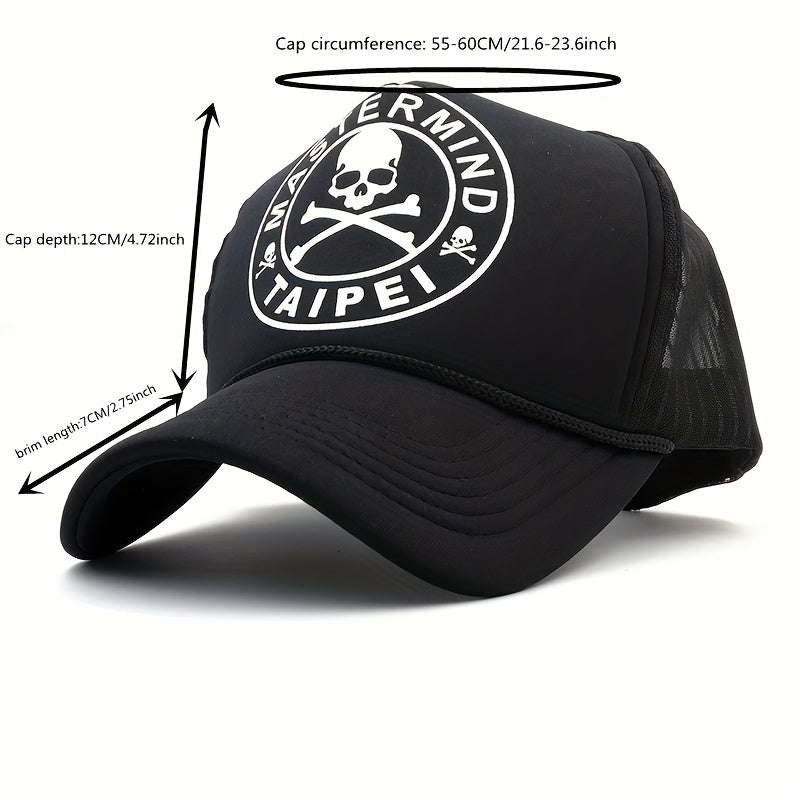 Skulls Summer Cap Baseball Cap Truck Mesh Cap