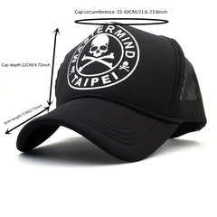 Skulls Summer Cap Baseball Cap Truck Mesh Cap