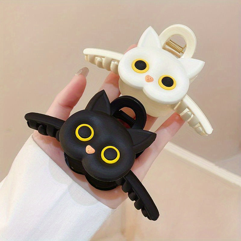 Silicone Cat Hair Claw Hair Clip Female Large Back Head Clip Cartoon Headwear