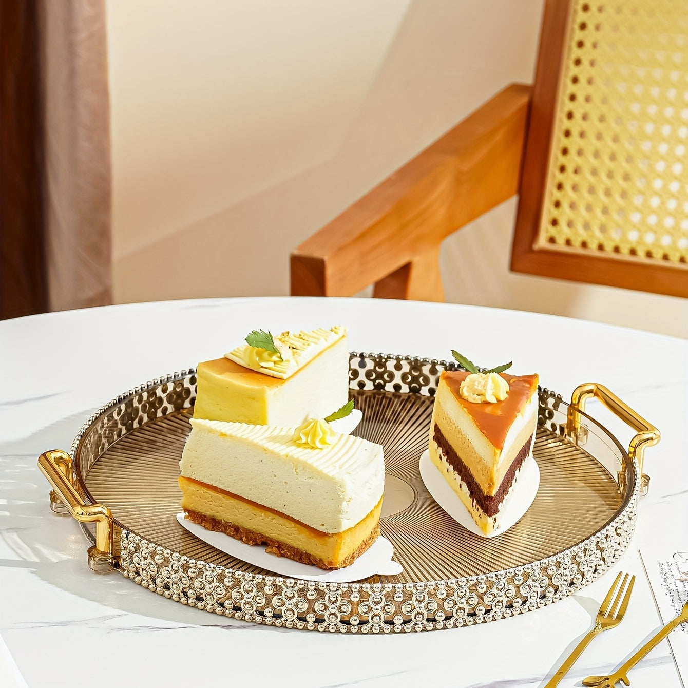 Reusable Dessert Tray for Parties and Restaurants