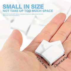 100pcs 1:12 Scale Dollhouse Paper Mini Books DIY