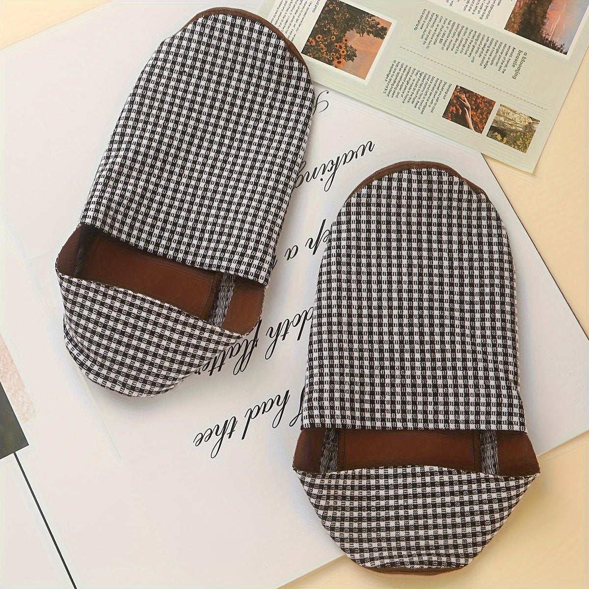 Plaid Ankle Socks Lightweight Low Cut Women's Stockings