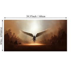 Archangel Tyrael Wall Canvas Art Frameless Painting for Home Decor