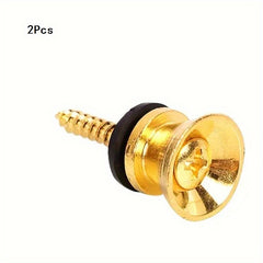 2pcs Metal Strap Lock Locking Pegs for Guitars