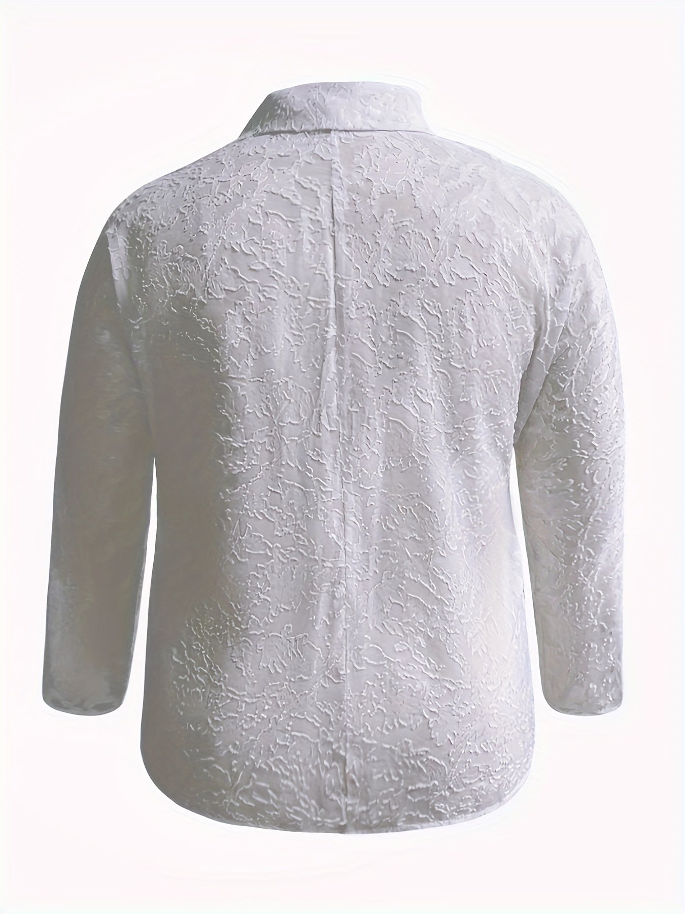  Embroidered Button Up Blouse