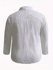  Embroidered Button Up Blouse