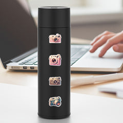 55pcs Vintage Camera Stickers Waterproof Decals for Phone Luggage Water Bottles