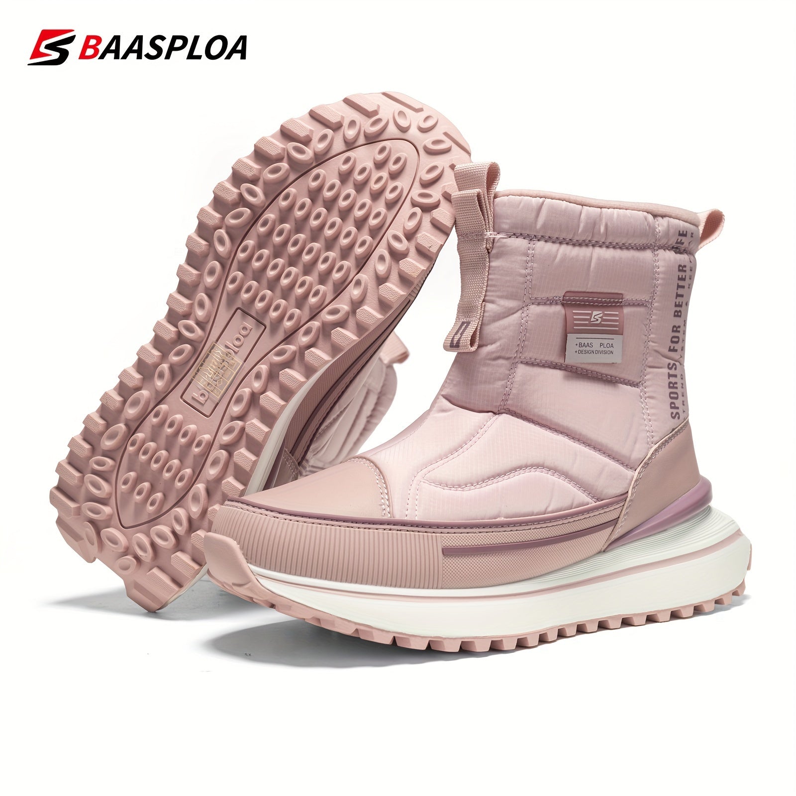 Women's Non slip Chunky Snow Boots High Top Hiking Boots