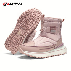 Women's Non slip Chunky Snow Boots High Top Hiking Boots