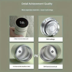 500ml Stainless Steel Water Bottle with Smart Temperature Display