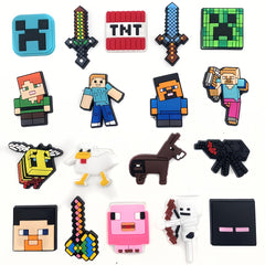 20pcs Cartoon PVC Pendant Set for Clogs Decoration