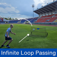 Portable Soccer Rebounder Trainer Net for Indoor & Outdoor Training