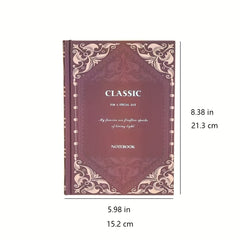 Retro Magic Book Organizer A5 Size Classic Hardcover Notebook