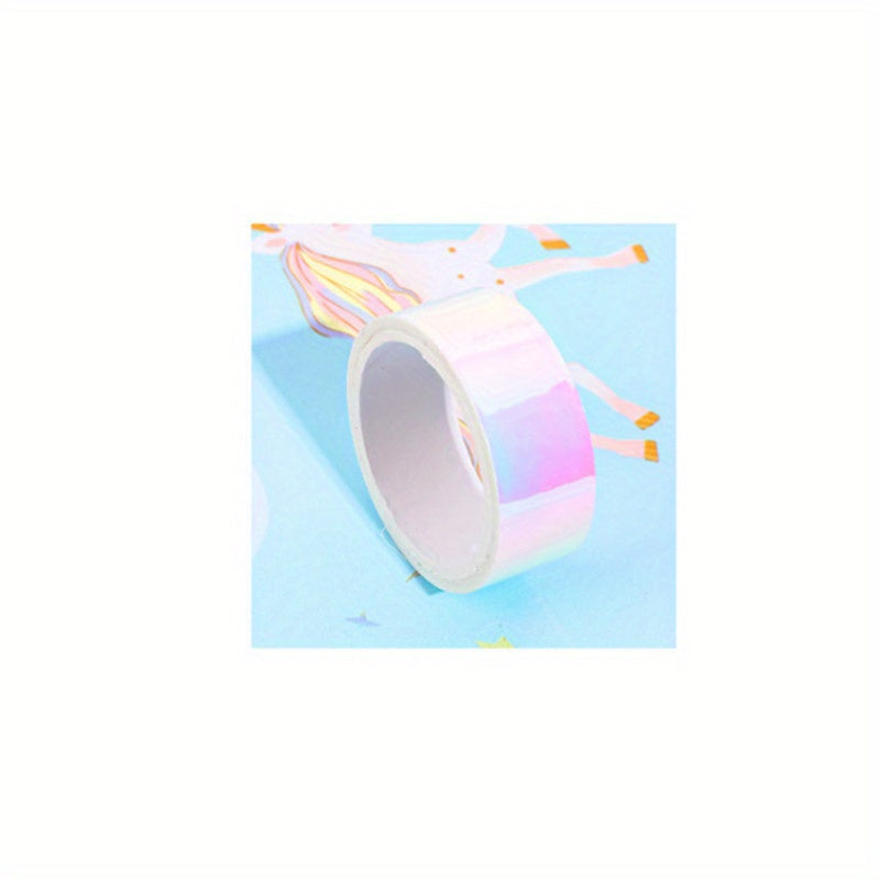 Rainbow Film Tape Laser Tape for DIY Decorative