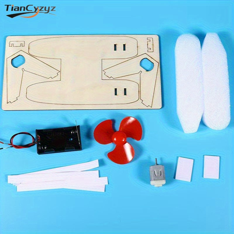 DIY Hovercraft Speedboat Kit for Smart Education Toys