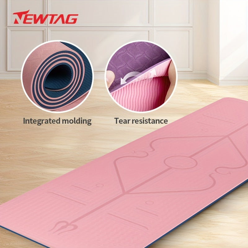 Thick Non Slip Yoga Mat - Ideal Christmas Gift for Fitness Fans