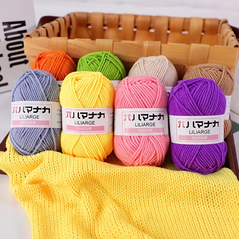 4pcs Milk Thread Doll Thread Baby Child Wool Thread Crochet Thread