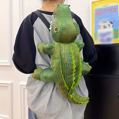 Plush Alien Backpack Furry Handbag Y2K Style Shoulder Bag