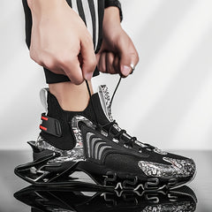 Men's Breathable Blade Shoes Lace Up