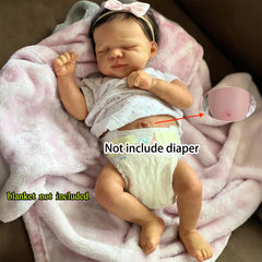 19 Inch Soft Vinyl Youngsters Doll Realistic Sleeping Girl Toy