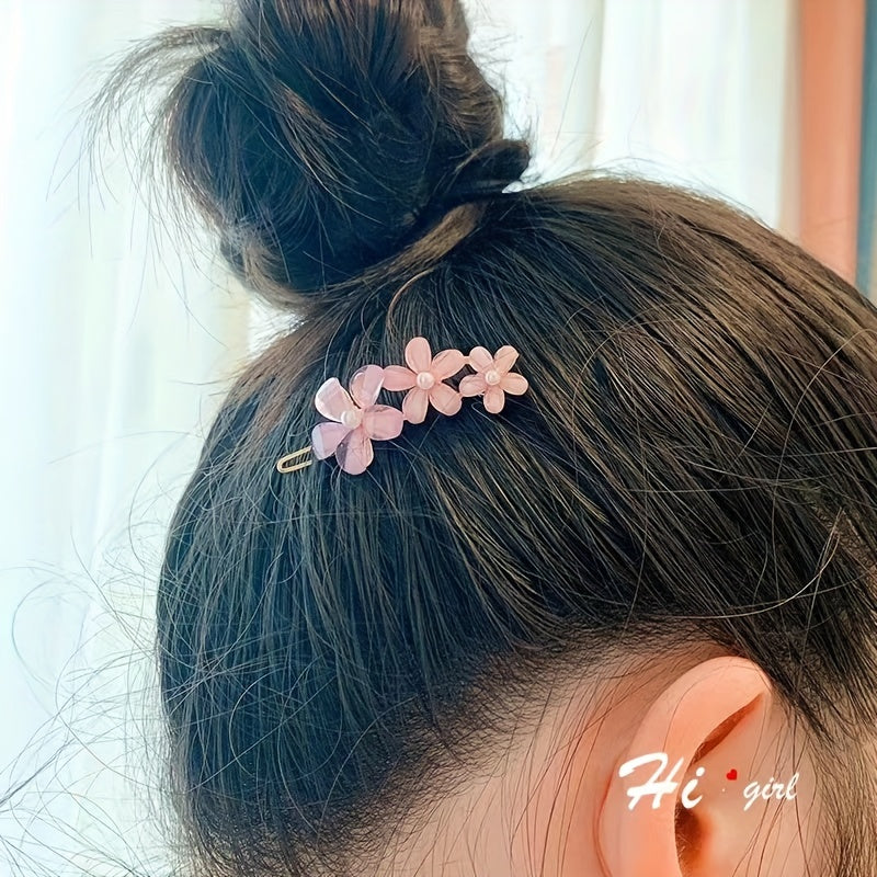 Flower Bobby Pin Back Head Clip Side Clip Bangs Clip Hair Accessories