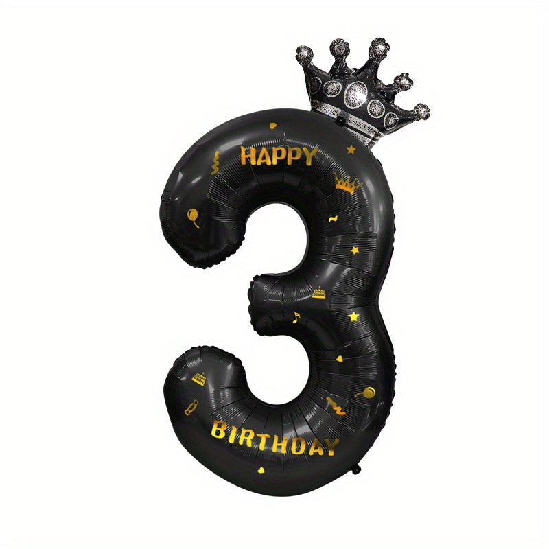 101 6 Cm Digital Birthday Balloon Polyester Film Helium Balloon