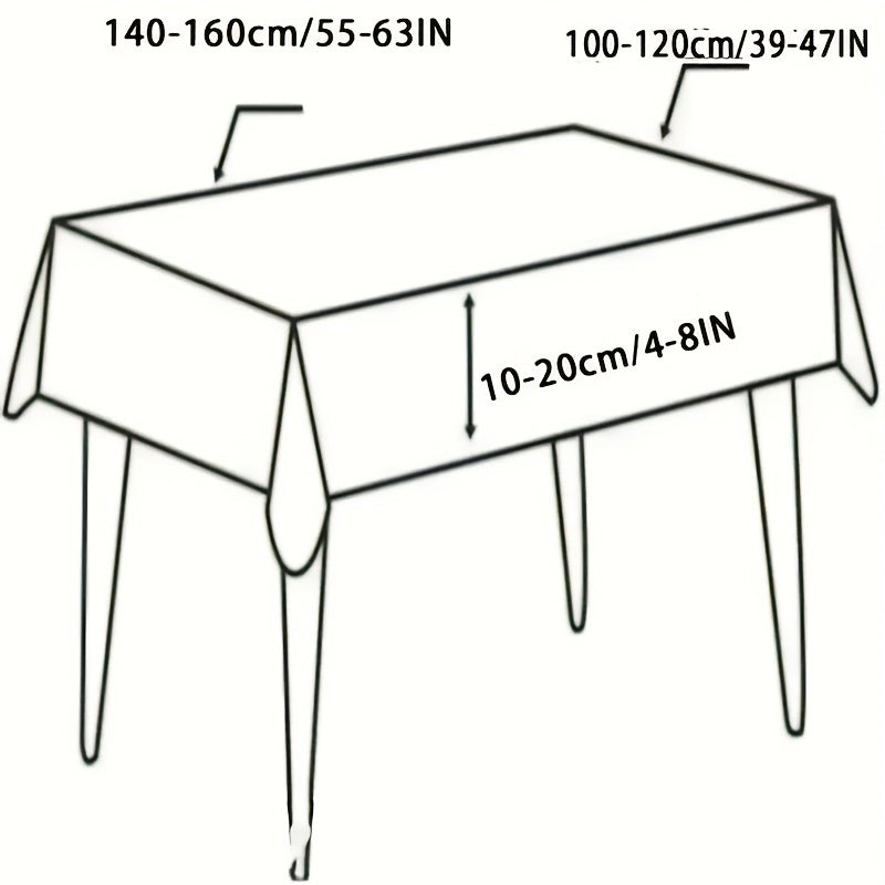 Waterproof Square Tablecloth Nordic Style Coffee Table Cloth