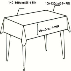 Waterproof Square Tablecloth Nordic Style Coffee Table Cloth