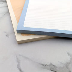 Large B5 50 Pages Cowhide Notepad Glue Bound Study Notes Student Diary