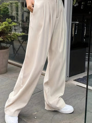  Women's High Waist Suit Pants