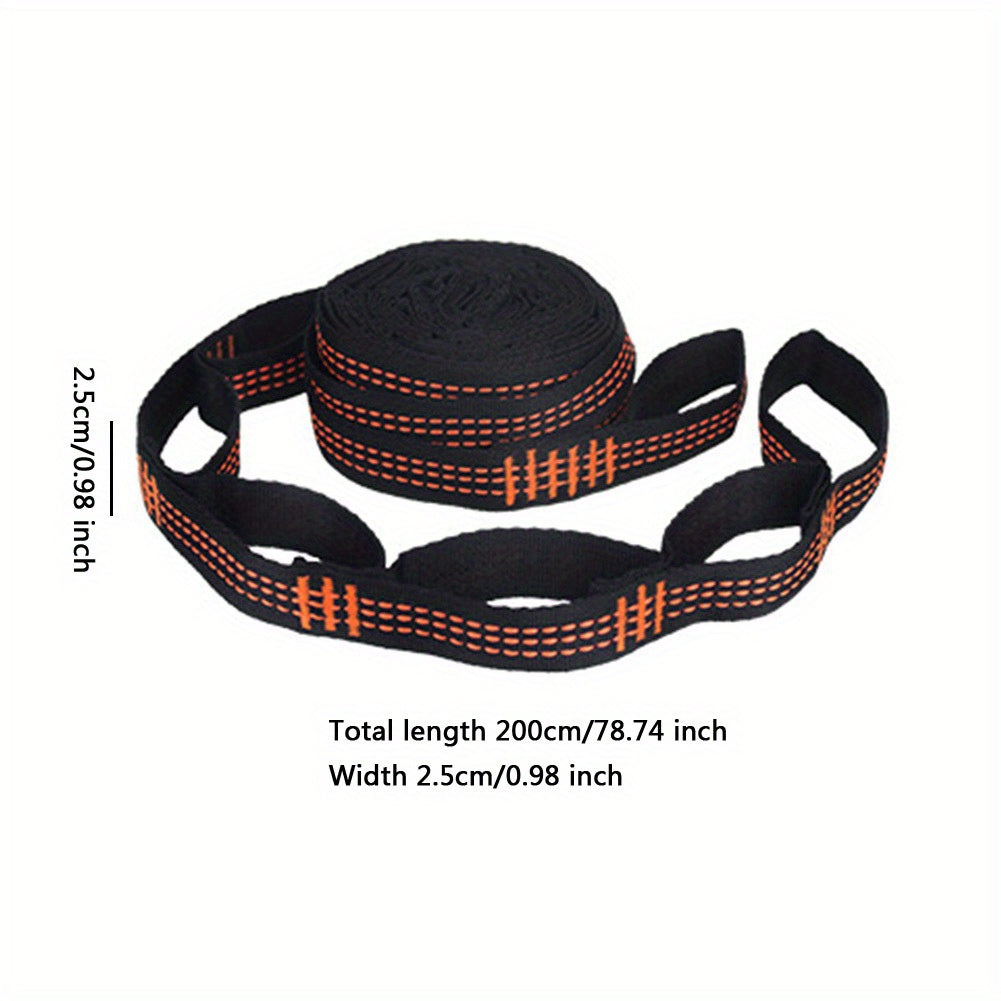 2pcs Hammock Strap Outdoor Tree Hanging Load Bearing Rope
