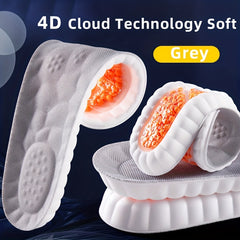 Sports Shock Absorption Insoles High Elastic Running Sneaker Insoles