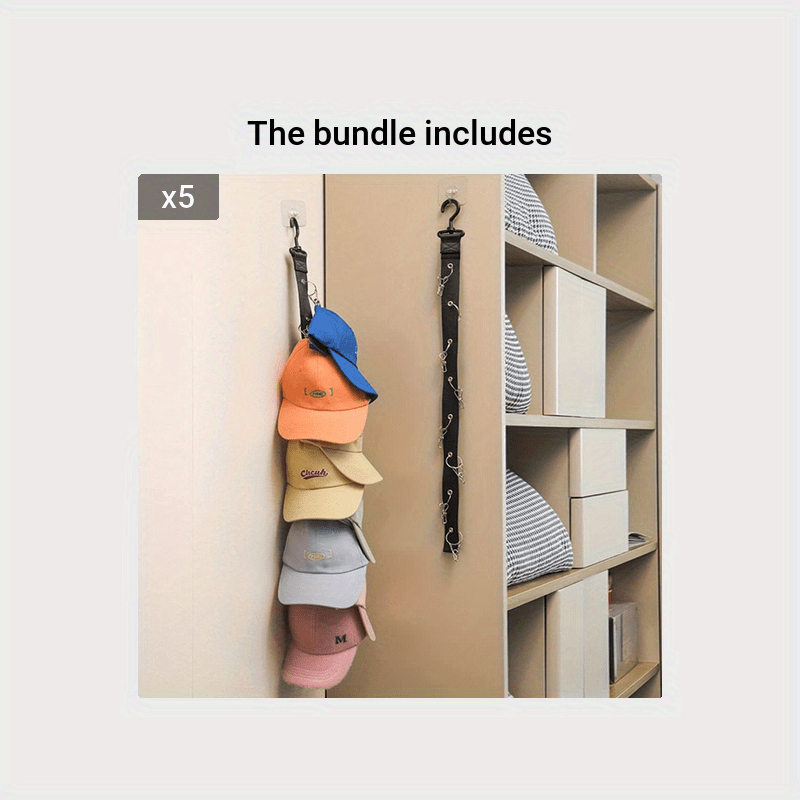 Hat Hanging Storage Tool with 8 Shelves - Holds 16 Hats - for Hat Shops