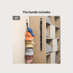 Hat Hanging Storage Tool with 8 Shelves - Holds 16 Hats - for Hat Shops