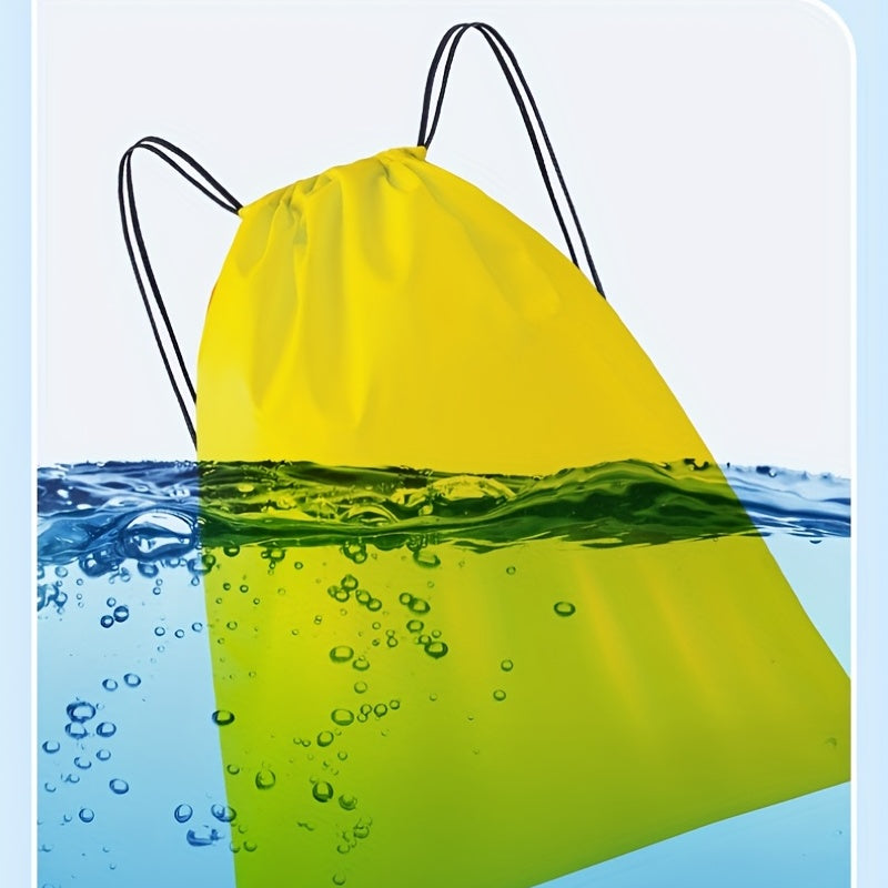 Waterproof Drawstring Backpack for Gym Sports - Men & Women