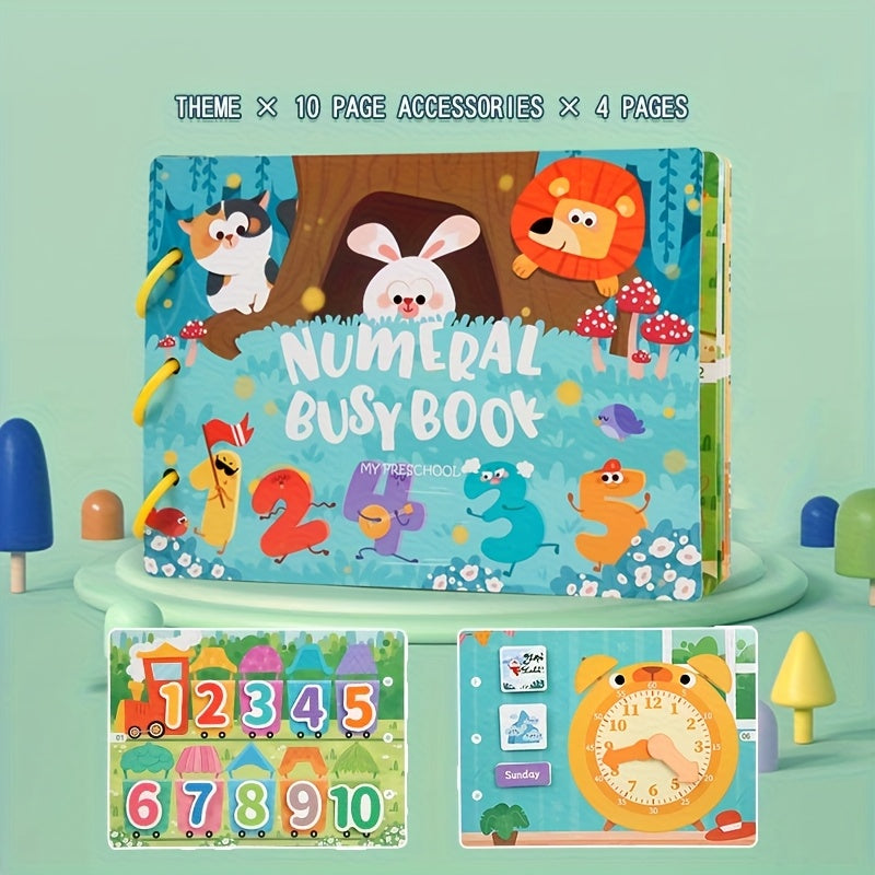 Children's Quiet Book Enlightenment Sticker Busy Book