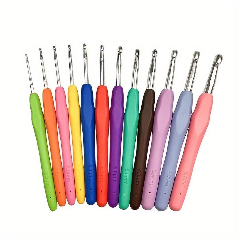 9-11pcs Crochet Hooks Set Tool Needle Knitting Rod Crochet Sewing Supplies