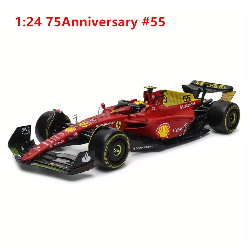 1:24 F1 75th Anniversary Diecast Cars Model Toy