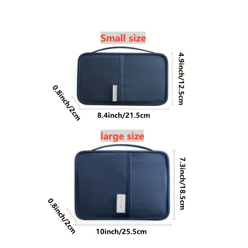 Multifunctional Travel Business Passport Holder Waterproof Document Bag